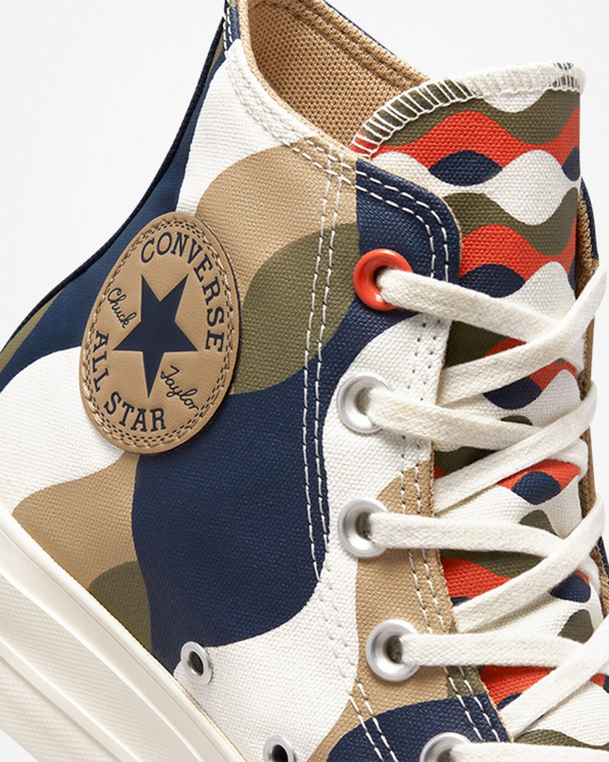 Topanky Na Platforme Converse Chuck Taylor All Star Lift Twisted Classics Vysoke Damske Obsidian Hnedožltý | SK DFNOR8